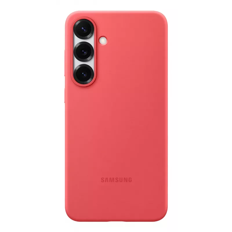 Samsung Silicone dėklas skirtas Galaxy S25+, Dėklas, Samsung, Galaxy S25+, 17 cm (6.7 colių), Raudona