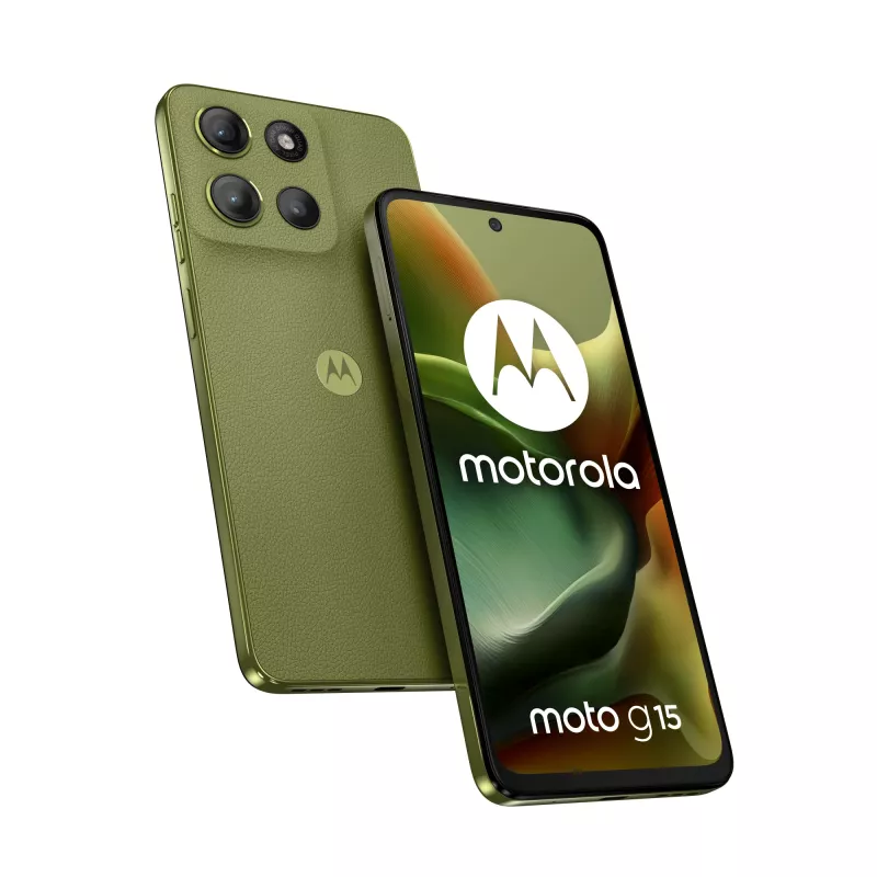 Motorola moto g15 17.1 cm (6.72 colio) Dual SIM Android 15 4G USB Type-C 8 GB 256 GB 5200 mAh žalias
