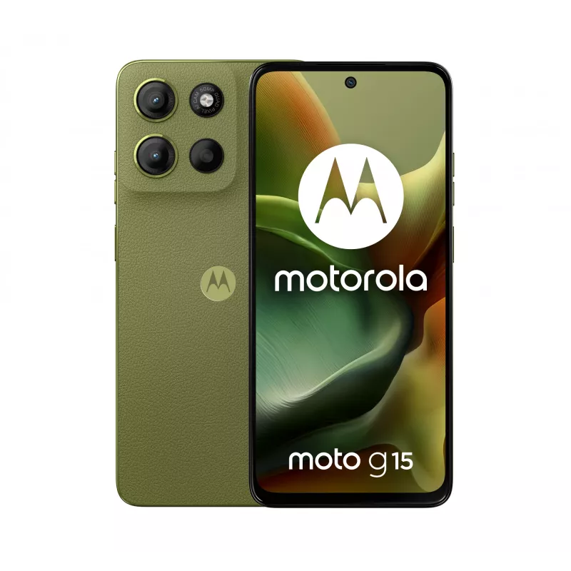 Motorola moto g15 17.1 cm (6.72 colio) Dual SIM Android 15 4G USB Type-C 8 GB 256 GB 5200 mAh žalias