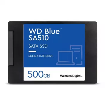 WESTERN DIGITAL SSD - WD Mėlyna SA510 - 500GB - SATA 6Gb/s - 2.5in - 7mm su korpusu