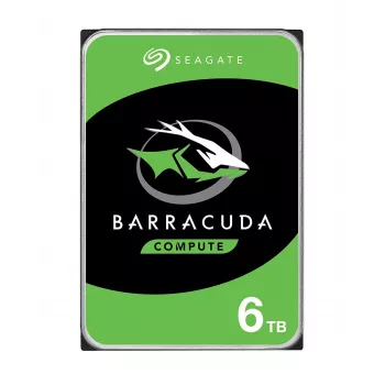 Seagate Barracuda 6TB vidinis kietasis diskas 5400 RPM 256 MB 3,5 colio Serial ATA III