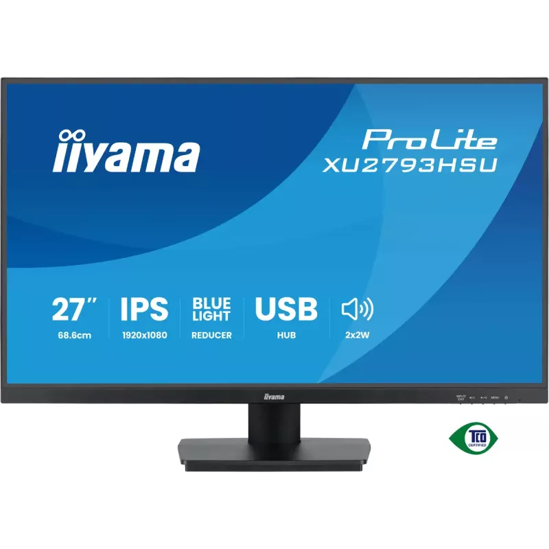 iiyama ProLite XU2793HSU-B7 kompiuterio monitorius 68,6 cm (27 colių) 1920 x 1080 pikselių Full HD LED juodas