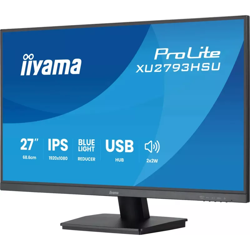 iiyama ProLite XU2793HSU-B7 kompiuterio monitorius 68,6 cm (27 colių) 1920 x 1080 pikselių Full HD LED juodas