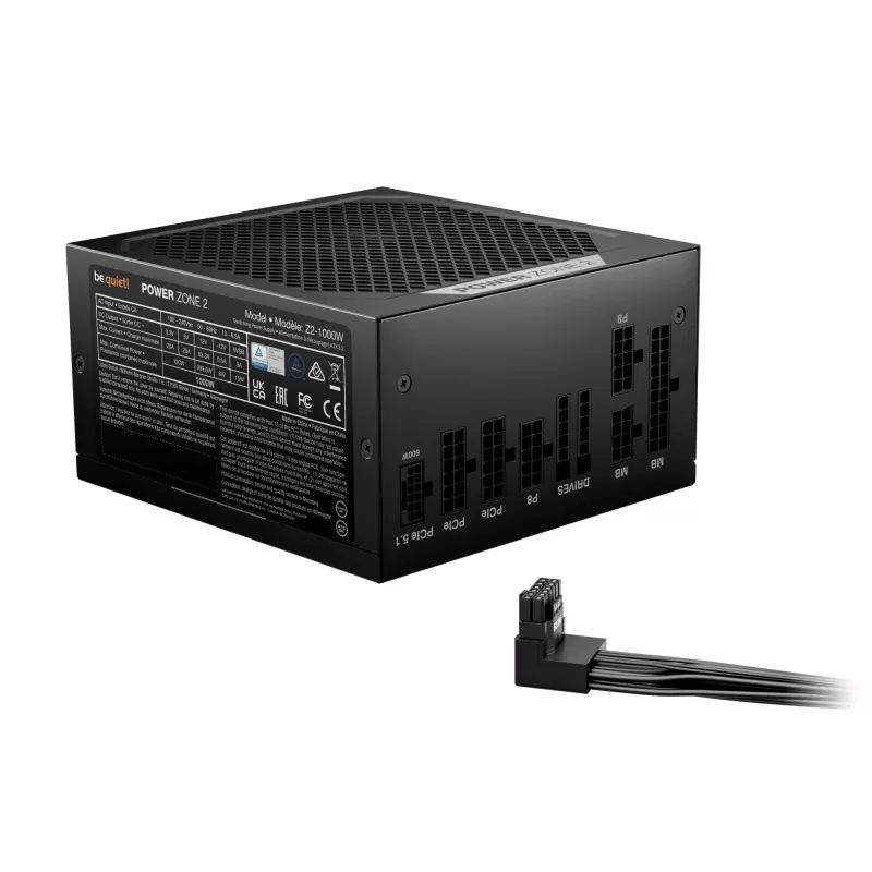 be quiet POWER ZONE 2 1000W maitinimo blokas 20+4 pin ATX ATX juodas