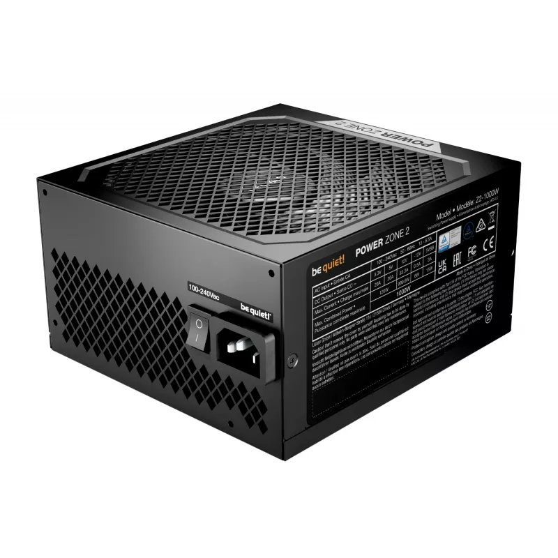 be quiet POWER ZONE 2 1000W maitinimo blokas 20+4 pin ATX ATX juodas