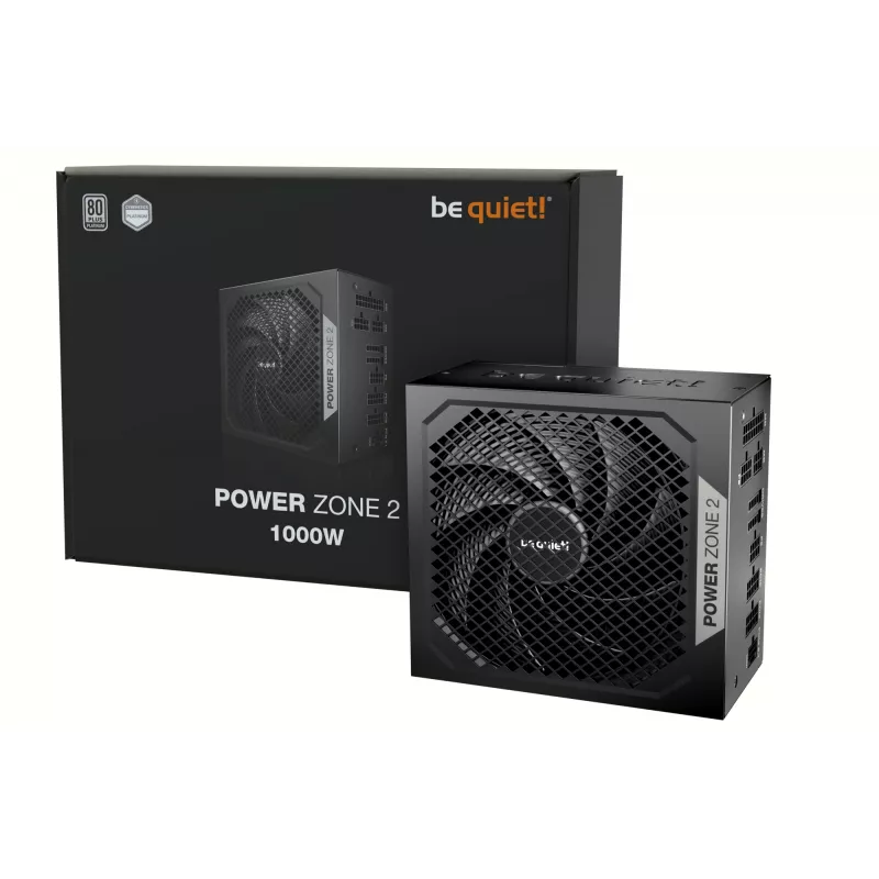 be quiet POWER ZONE 2 1000W maitinimo blokas 20+4 pin ATX ATX juodas
