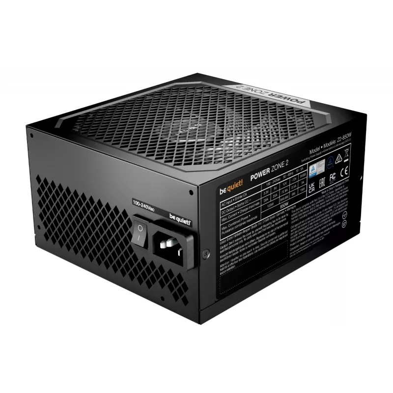 be quiet! POWER ZONE 2 850W maitinimo blokas 20+4 pin ATX ATX juodas