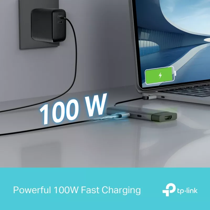 TP-Link UH5020C USB Type-C šakotuvas 5000 Mbit/s HDMI USB 3.2