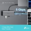 TP-Link UH5020C USB Type-C šakotuvas 5000 Mbit/s HDMI USB 3.2