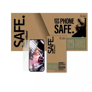 PanzerGlass SAFE. by ® Screen Protector iPhone 17e | 16e | 14 | 13 | 13 Pro | Ultra-Wide Fit
