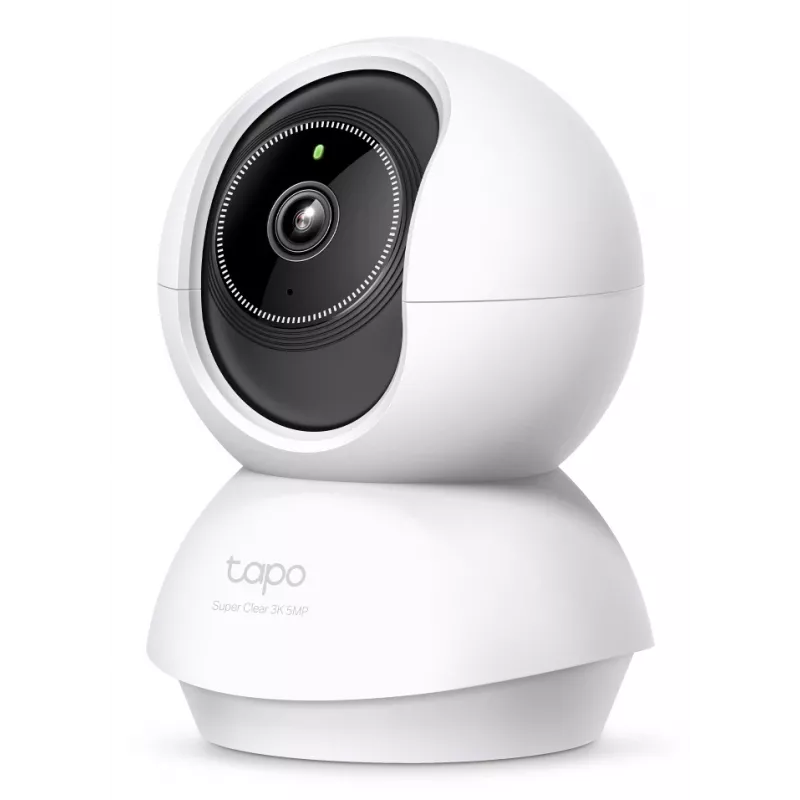TP-Link Tapo Pan/Tilt AI Home Security Wi-Fi Camera SPEC: 3K 5MP (2880×1620), 2.4 GHz, Horizontal 360º