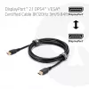CLUB3D DisplayPort™ 2.1 DP54™ VESA® sertifikuotas kabelis 8K120Hz 3m/ 9.84ft