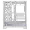 PC Case ASUS A31 Plus TG ARGB WHITE Midi Tower — ATX, grūdintas stiklas, ARGB, 3x120mm + 1x120mm ventiliatoriai, 38 cm GPU, 165 mm CPU aušintuvas