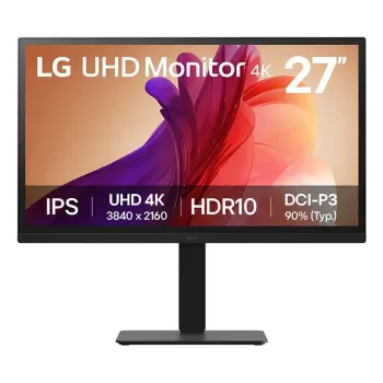 LG 27BA45U-B kompiuterio monitorius 68,6 cm (27 colių) 3840 x 2160 pikselių 4K Ultra HD juodas