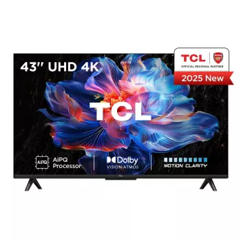 Televizorius TCL V6C 43 colių 4K Ultra HD DLED, Direct‑LED, Google TV, HDR10+, 3840×2160, 60Hz, 20W