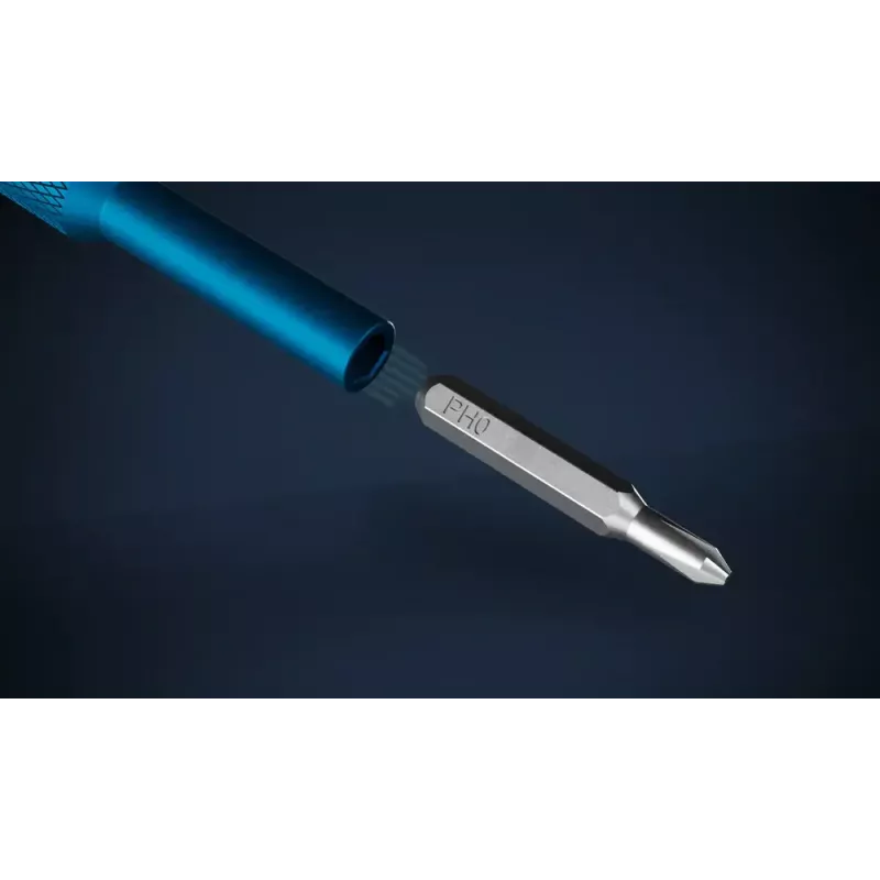Precision Screwdriver Toolkit Arctic AETLS00001A — Plieninių antgalių rinkinys, mėlyna rankena
