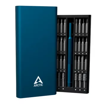 Precision Screwdriver Toolkit Arctic AETLS00001A — Plieninių antgalių rinkinys, mėlyna rankena
