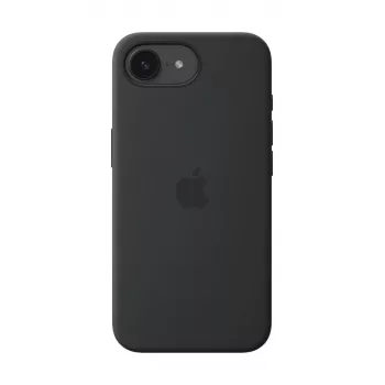 APPLE Silikono dėklas iPhone 16e, juodas