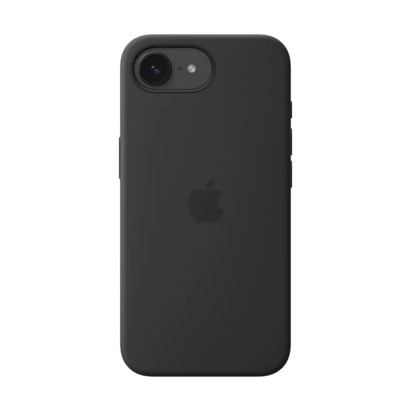 APPLE Silikono dėklas iPhone 16e, juodas