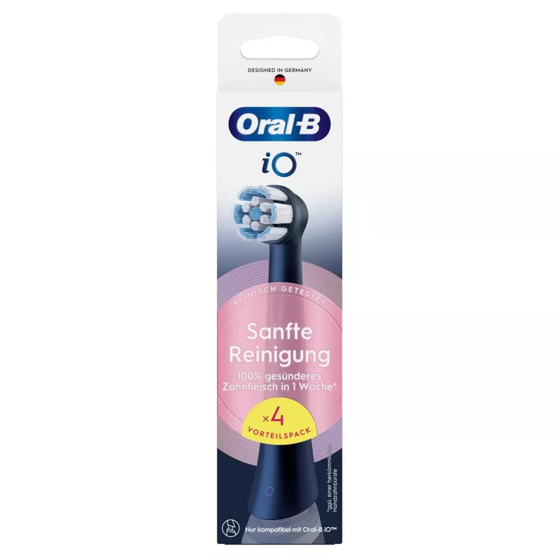 Oral-B 194631 dantų šepetėlio galvutė 4 vnt. juoda