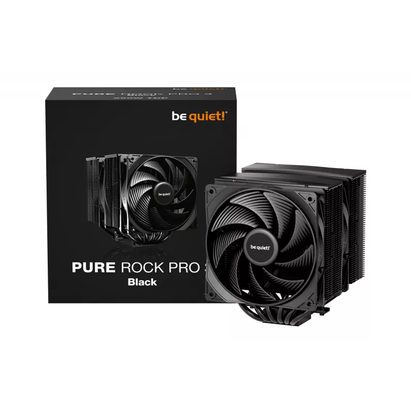 be quiet! Pure Rock Pro 3 Juoda procesoriaus oro aušintuvas 12 cm 1 vnt.