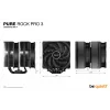 be quiet! Pure Rock Pro 3 Juoda procesoriaus oro aušintuvas 12 cm 1 vnt.