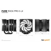 be quiet! Pure Rock Pro 3 LX Juoda procesoriaus oro aušintuvas 12 cm 1 vnt.
