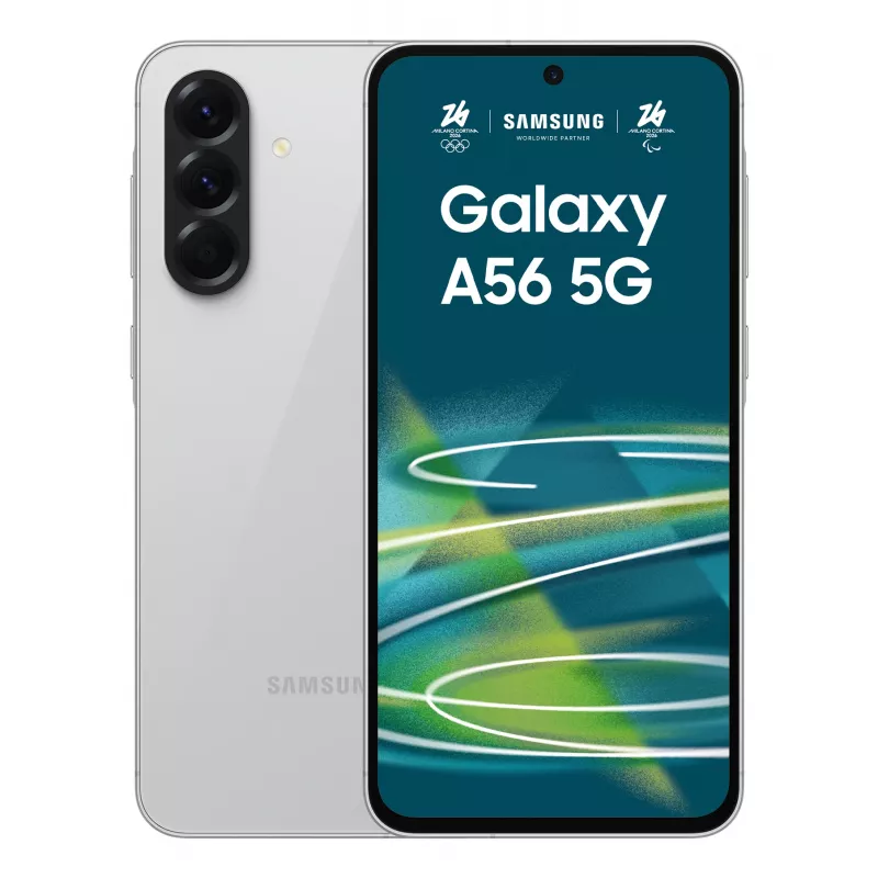 Samsung Galaxy A56 5G 17 cm (6,7 colio) „Dual SIM“ „Android 15“ USB Type-C 8 GB 256 GB 5000 mAh šviesiai pilka