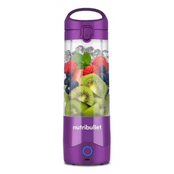 Nešiojamas blenderis NUTRIBULLET Portable 0.475 L — violetinė, 2000 mAh baterija, Tritan indas