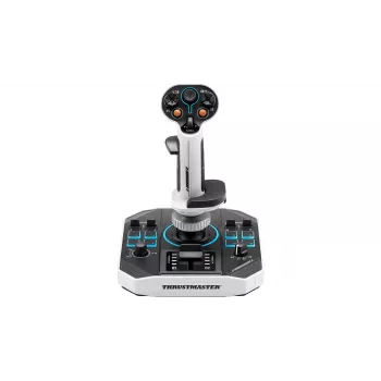 Thrustmaster Sol-R 1 Juoda, Balta USB Flightstick Analogue / Digital PC