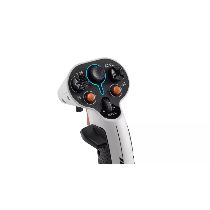 Thrustmaster Sol-R 1 Juoda, Balta USB Flightstick Analogue / Digital PC