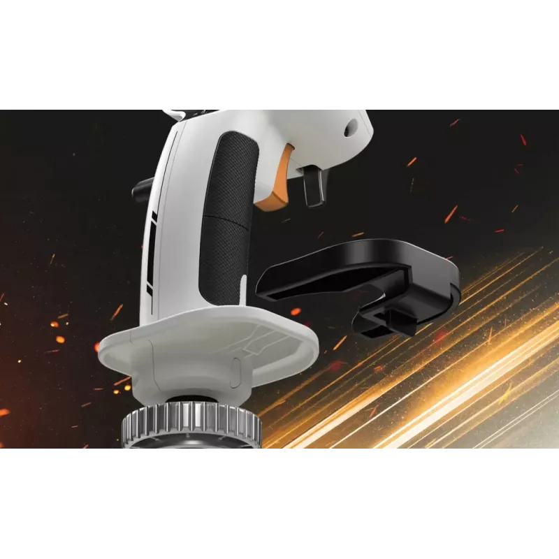 Thrustmaster Sol-R 1 Juoda, Balta USB Flightstick Analogue / Digital PC