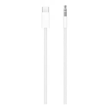 Garso kabelis Apple MDV84ZM/A 1.2m 3.5mm USB Type-C Baltas