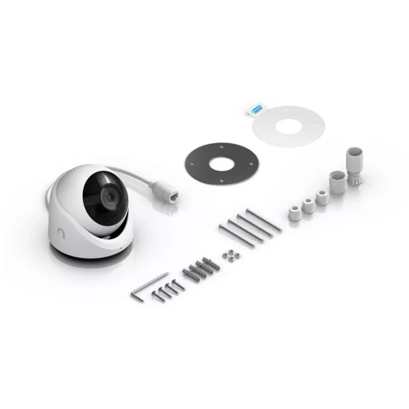 IP stebėjimo kamera UBIQUITI G6 Turret — 8 MP (3864×2160), PoE, IP66, 30 kadrų/s, 134,1° įstrižainė, naktinis matymas 30 m