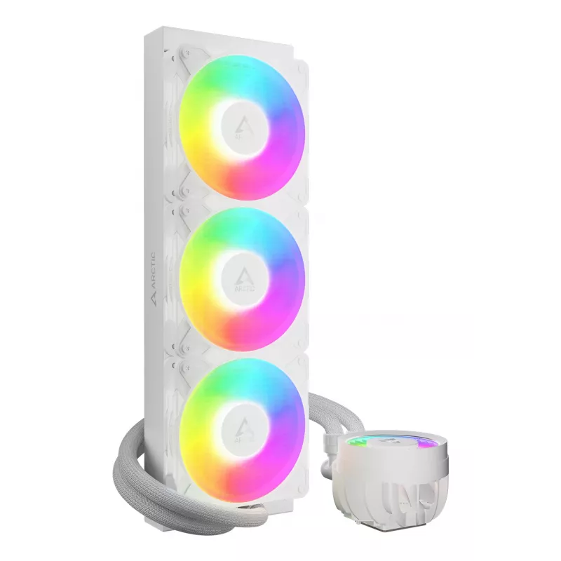 ARCTIC Liquid Freezer III Pro 360 A-RGB (balta) - Daugialypis suderinamas viskas viename CPU vandens aušintuvas su A-RGB