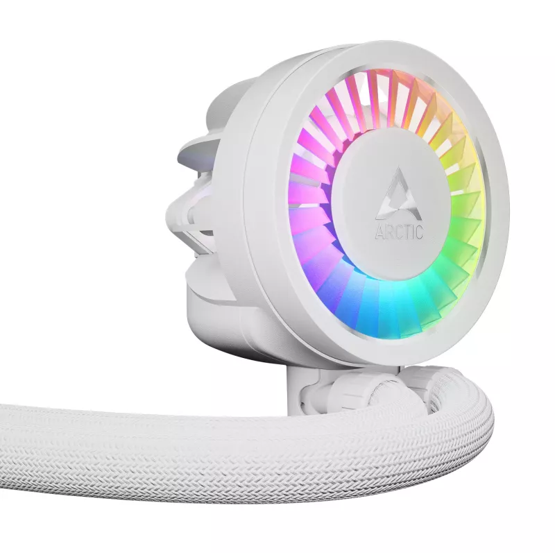 ARCTIC Liquid Freezer III Pro 360 A-RGB (balta) - Daugialypis suderinamas viskas viename CPU vandens aušintuvas su A-RGB