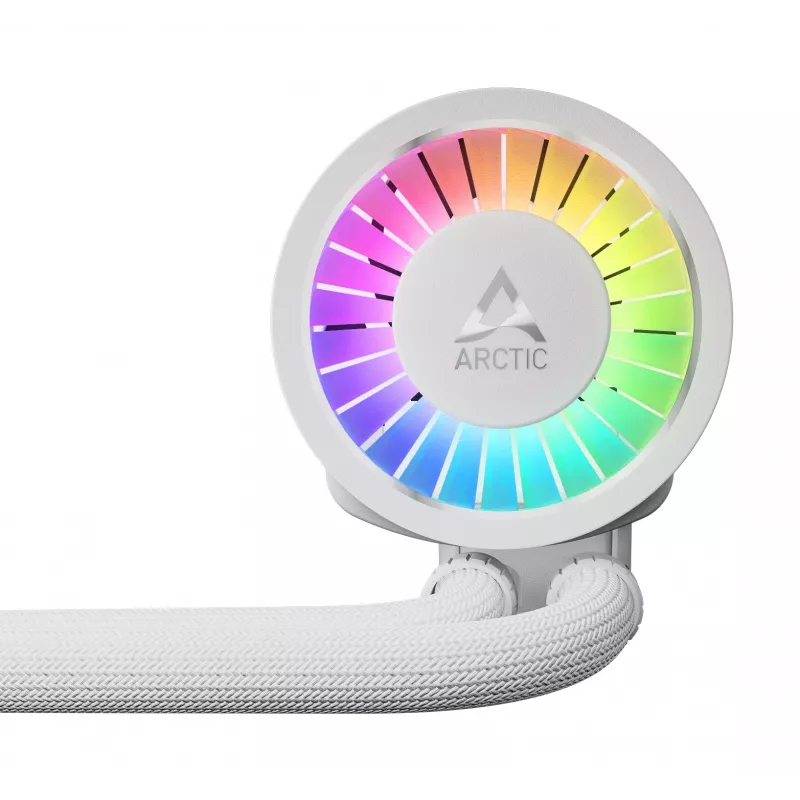ARCTIC Liquid Freezer III Pro 360 A-RGB (balta) - Daugialypis suderinamas viskas viename CPU vandens aušintuvas su A-RGB