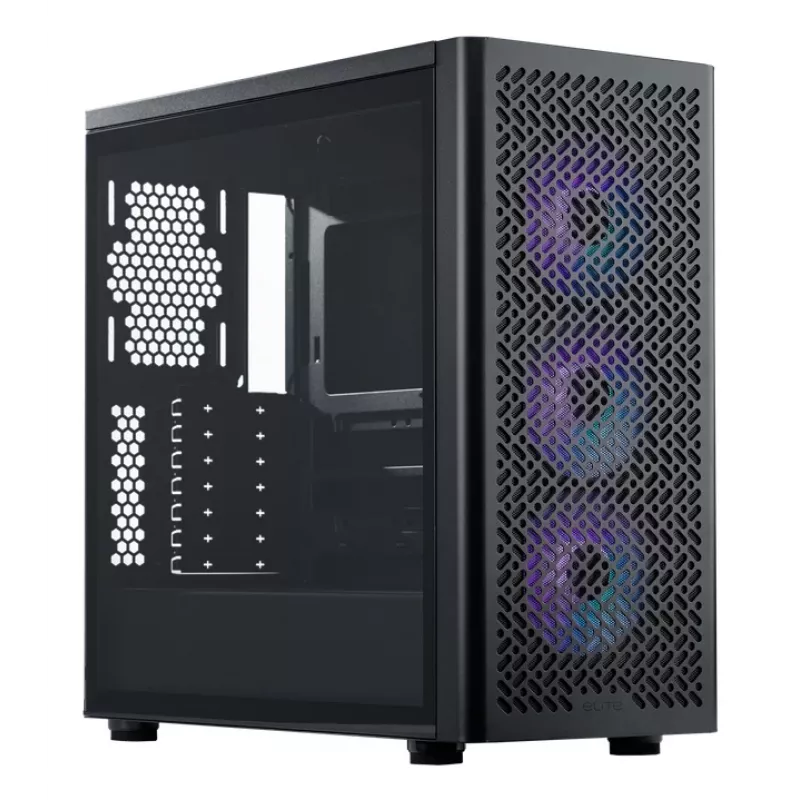 PC korpusas Cooler Master Elite 502 Midi Tower juodas