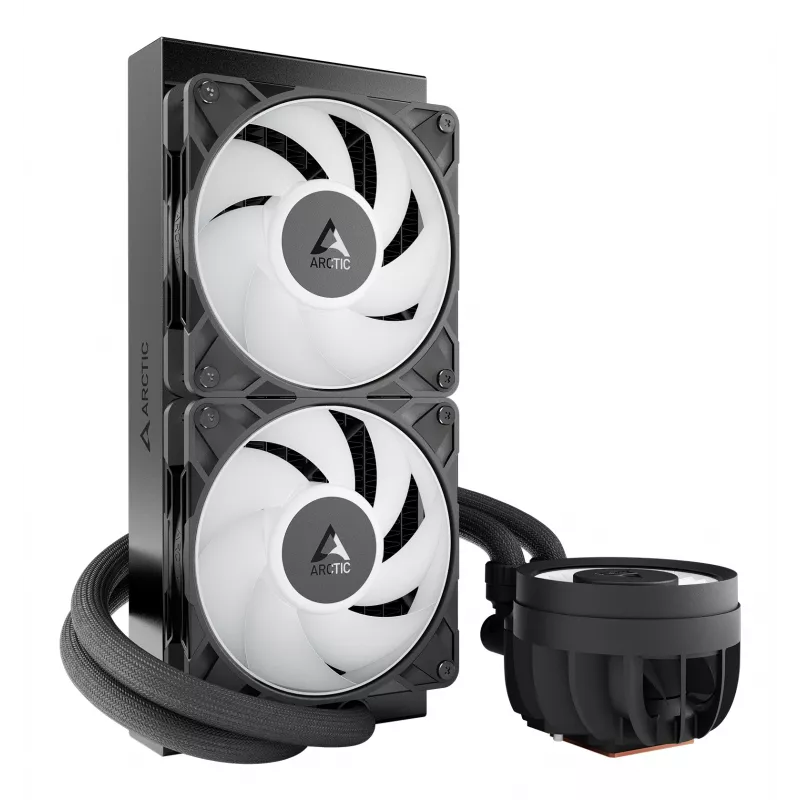 ARCTIC Liquid Freezer III Pro 240 A-RGB - Universalus viskas viename CPU vandens aušintuvas su A-RGB juodos spalvos