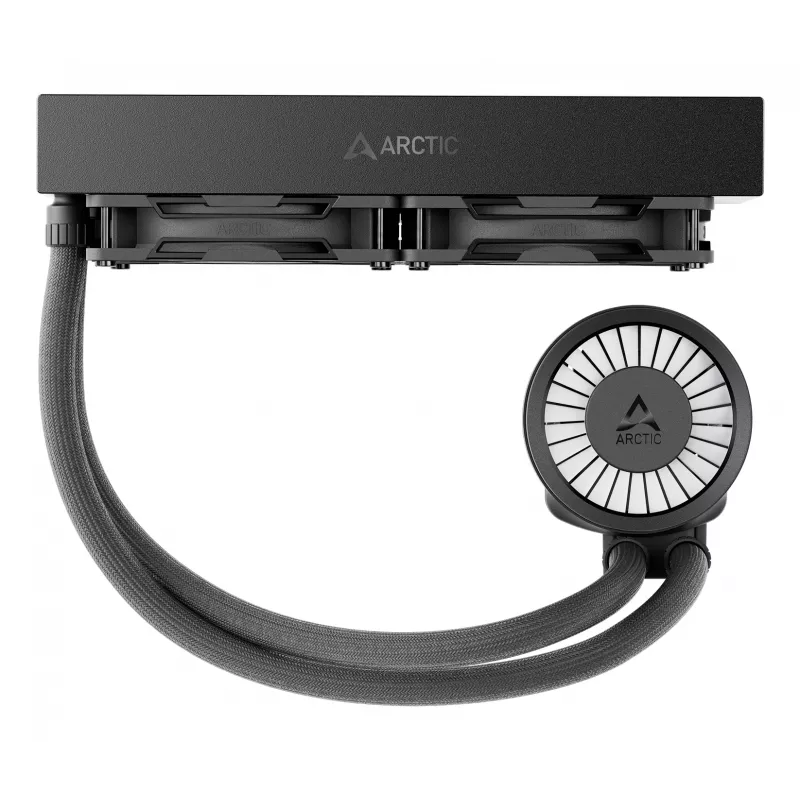 ARCTIC Liquid Freezer III Pro 240 A-RGB - Universalus viskas viename CPU vandens aušintuvas su A-RGB juodos spalvos