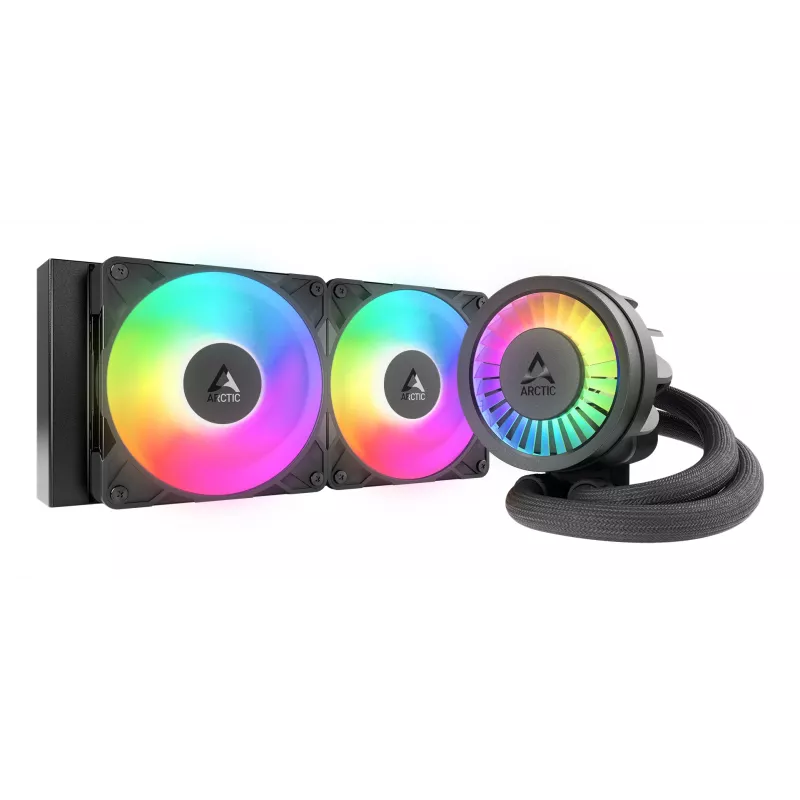 ARCTIC Liquid Freezer III Pro 240 A-RGB - Universalus viskas viename CPU vandens aušintuvas su A-RGB juodos spalvos