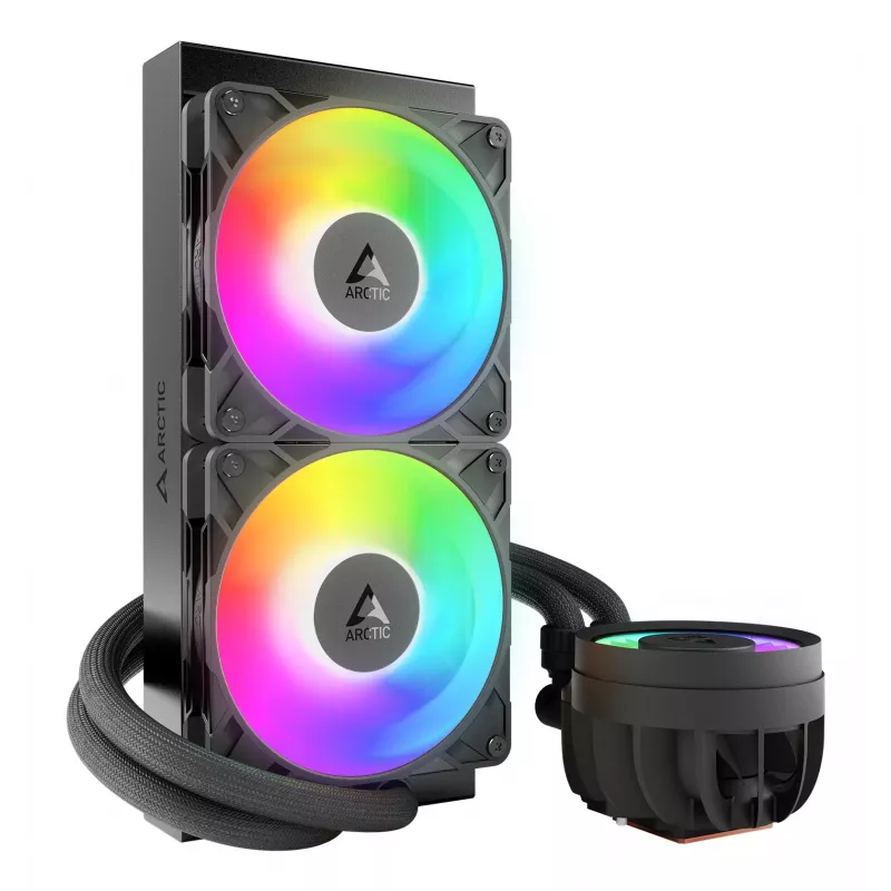 ARCTIC Liquid Freezer III Pro 240 A-RGB - Universalus viskas viename CPU vandens aušintuvas su A-RGB juodos spalvos