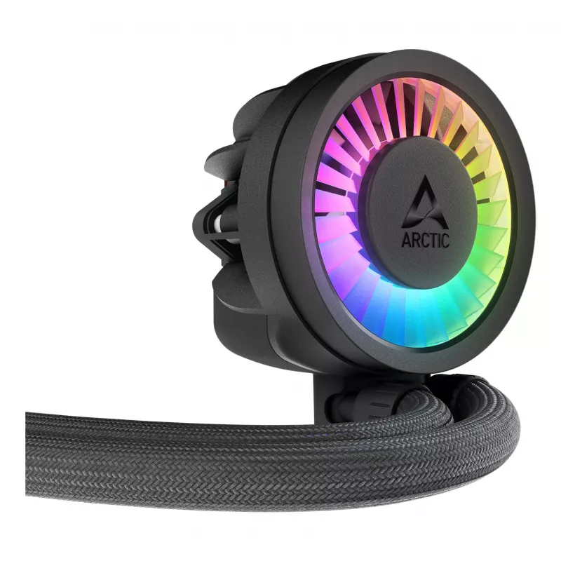 ARCTIC Liquid Freezer III Pro 240 A-RGB - Universalus viskas viename CPU vandens aušintuvas su A-RGB juodos spalvos