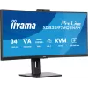 iiyama ProLite XCB3497WQSNPH-B1 kompiuterio monitorius 86,4 cm (34 colių) 3440 x 1440 pikselių „UltraWide Quad HD“ LED juodas