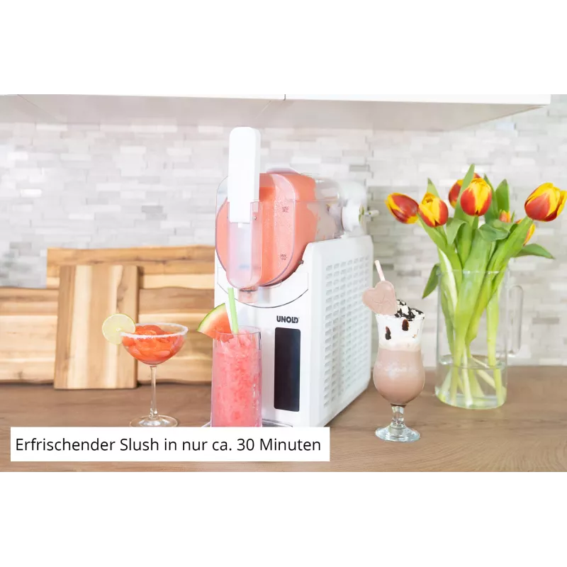 Unold Slush-Eismaschine Susi 48940 Kompresorinis ledų gaminimo aparatas 2 L 220 W Balta