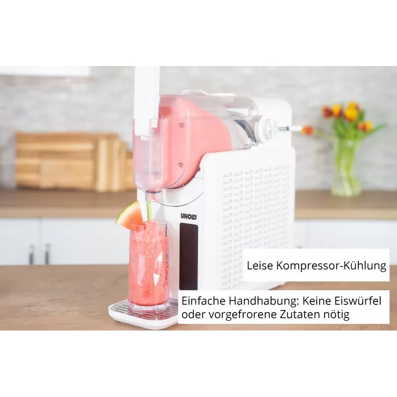 Unold Slush-Eismaschine Susi 48940 Kompresorinis ledų gaminimo aparatas 2 L 220 W Balta