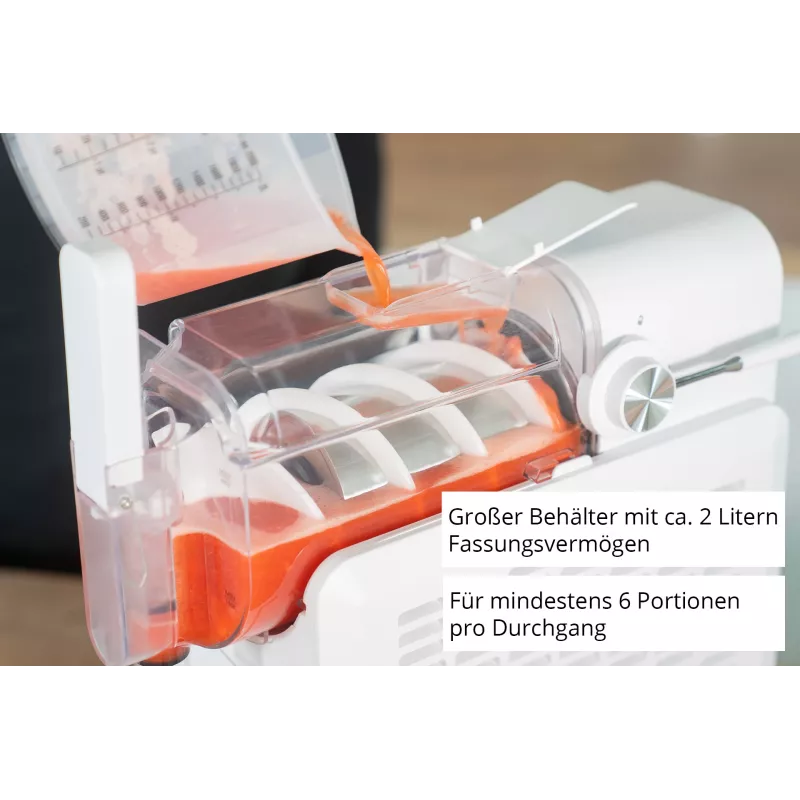 Unold Slush-Eismaschine Susi 48940 Kompresorinis ledų gaminimo aparatas 2 L 220 W Balta
