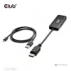 CLUB3D DisplayPort™ į Triple HDMI™ 8K60Hz šakotuvas, DisplayPort, HDMI, 2.1b/1.4a, 13,5 Mbit/s, 120 Hz, 3840 x 2160, 7680 x 4320