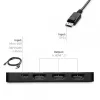 CLUB3D DisplayPort™ į Triple HDMI™ 8K60Hz šakotuvas, DisplayPort, HDMI, 2.1b/1.4a, 13,5 Mbit/s, 120 Hz, 3840 x 2160, 7680 x 4320