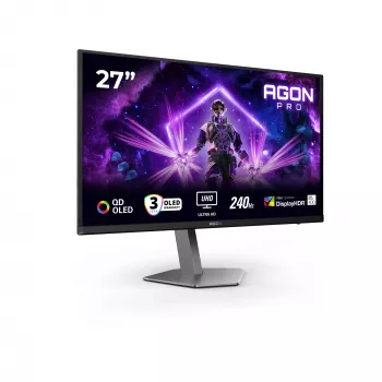 AOC G2 AG276UZD kompiuterio monitorius 67,3 cm (26,5 colio) 3840 x 2160 pikselių 4K Ultra HD OLED juodas
